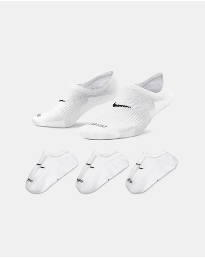 Nike - 3-Pack Nike Everyday Plus Cushioned Training Footie Socks