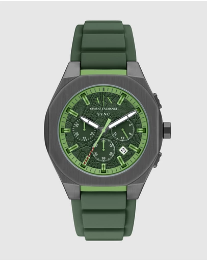 Armani Exchange - Green Chronograph Watch