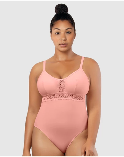 Parfait - Brigitte Low Back One Piece Swimsuit with Lace