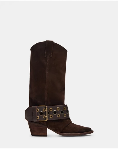 Steve Madden - Ashwood Brown Suede Boots