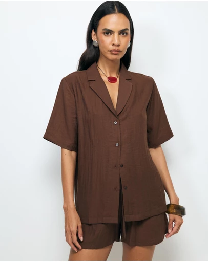 AERE - Wren Resort Shirt