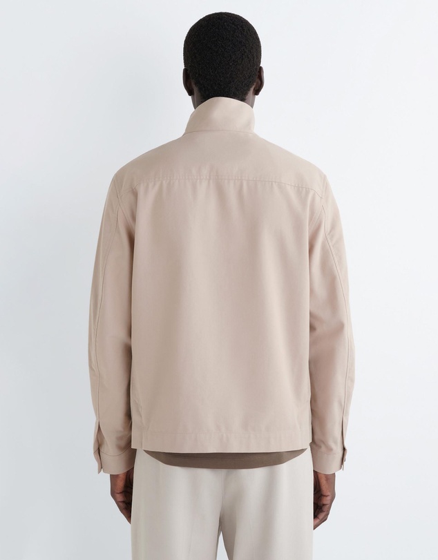 COS - Cotton-Twill Half-Zip Overshirt