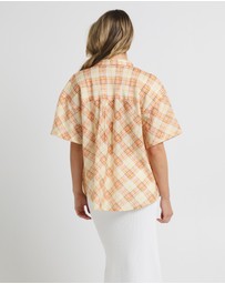 Subtitled - Nahla Oversized Check Shirt