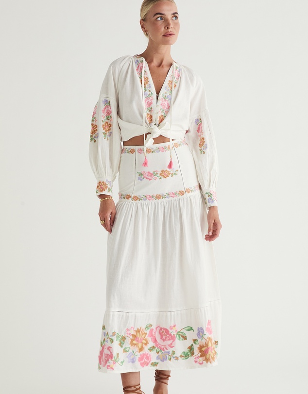 MOS The Label - Ophelia Midi Skirt