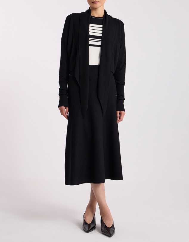 David Lawrence - Grayson Merino Wrap Cardigan