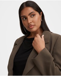 Forever New Curve - Victoria Curve Single Breasted Blazer