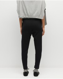 JH Lounge - JHL Slim Trackpant (Cotton Cashmere) Black