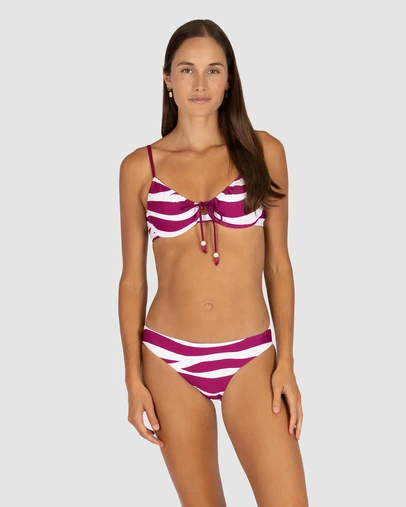 Baku Swimwear - Zephyr Reef Ruched Underwire Bikini Bra Top