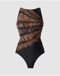 Miraclesuit Swimwear  - Costa D'oro Regatta High Neck Tummy Control Swimsuit