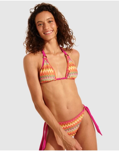 Banana Moon - Atoa Liko Sima Chevron Padded Triangle Bikini Set