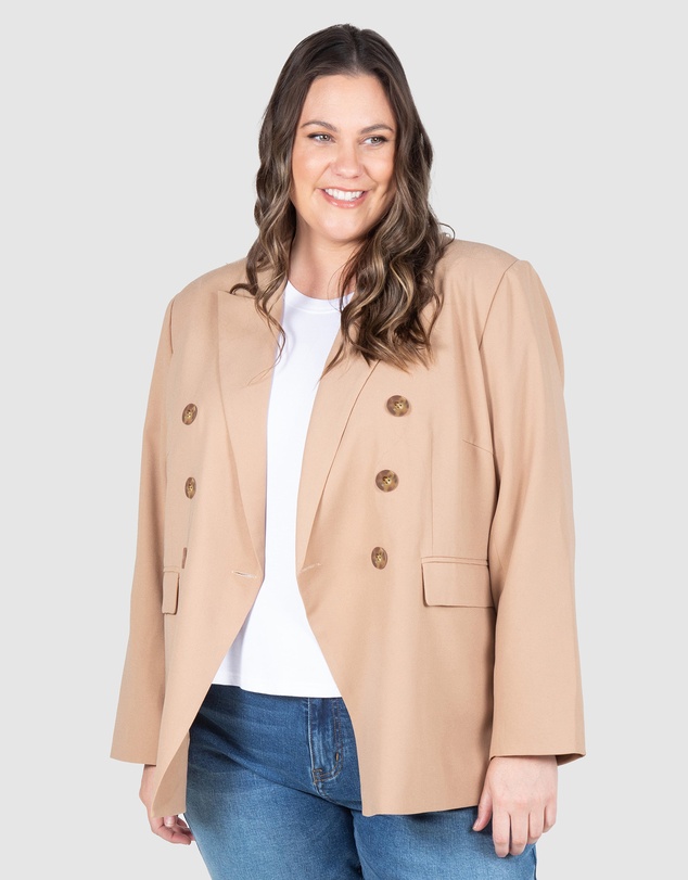 Love Your Wardrobe - Charlie Double Breasted Blazer