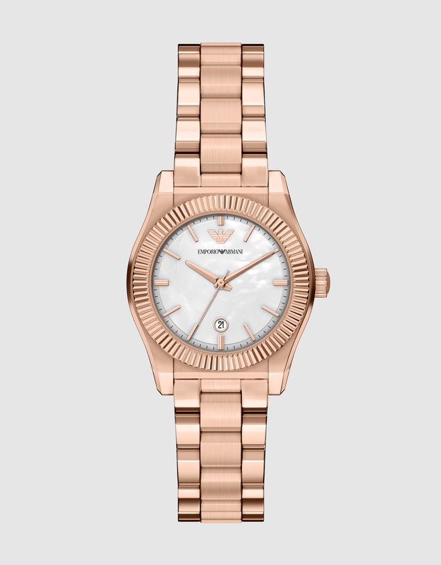 Emporio Armani - Rose Gold Analogue Watch