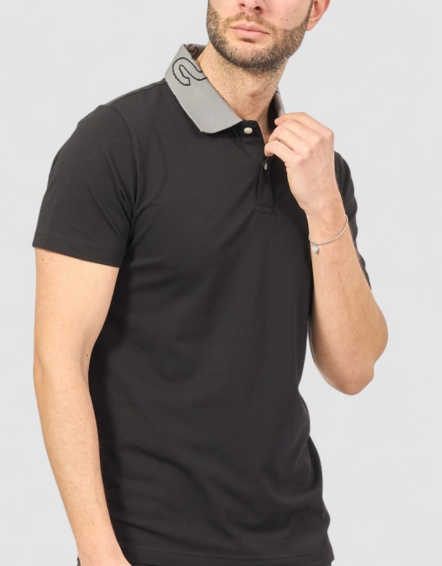 GUESS - Nolan Short Sleeve Polo Neck T-Shirt