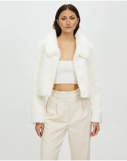 Unreal Fur - Tirage Cropped Jacket