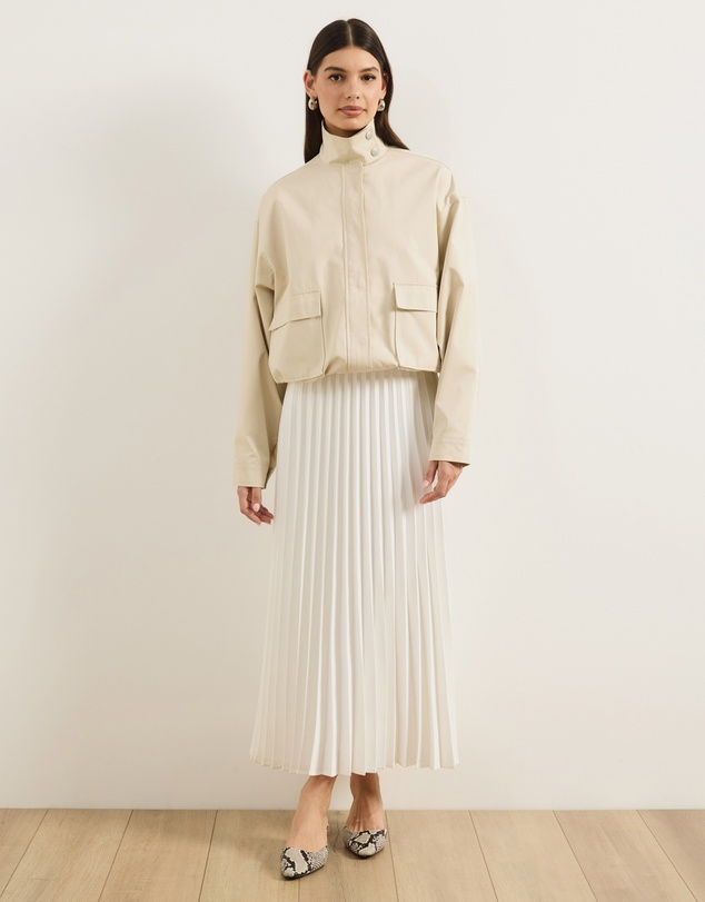 Atmos&Here - Evie Pleated Midi Skirt