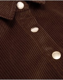 Country Road - Organically Grown Cotton Cord Button Through Dress
