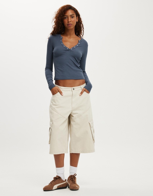 Cotton On - Ryan Henley Long Sleeve Top