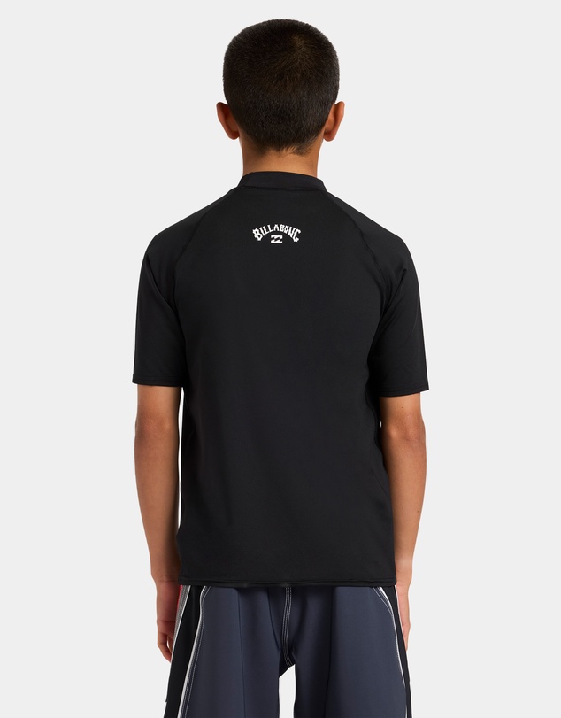 Billabong Kids - Boys 8 to 16 Boys All Day Arch Regular Fit Short Sleeve Rashguard