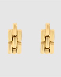 Fossil - Arden Gold-Tone Earring