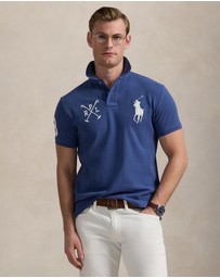 Polo Ralph Lauren - Custom Slim Fit Big Pony Mesh Polo Shirt