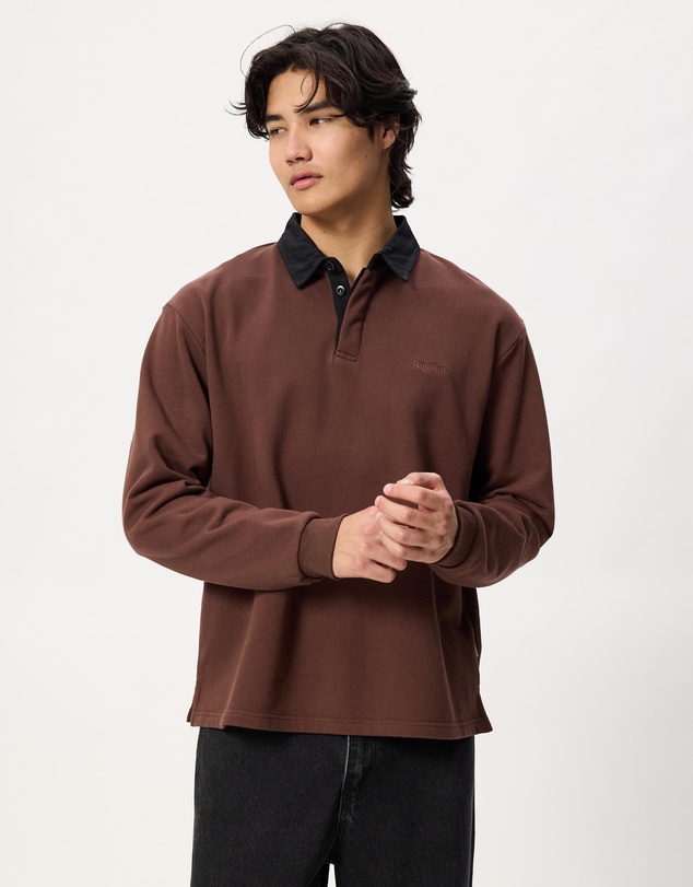 Rhythm - Koa LS Rugby Polo