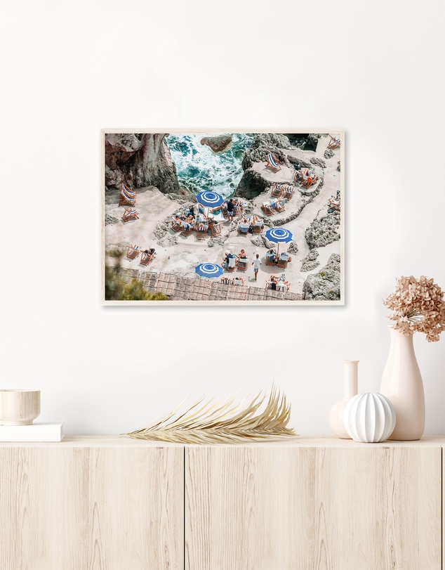 Olive et Oriel - View to Fontelina Art Print