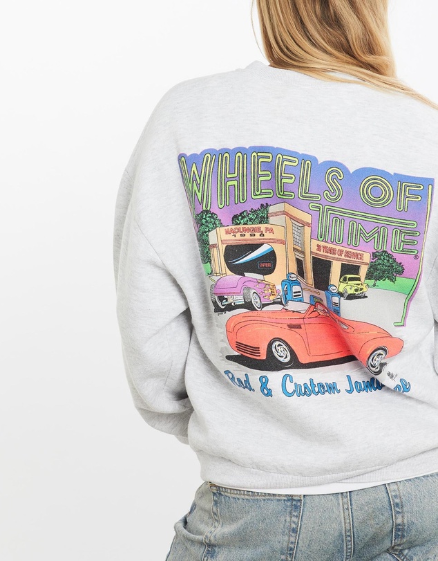 Vintage by The Real Deal - Pre Loved - Vintage 1998 Wheels Of Time Sweatshirt
