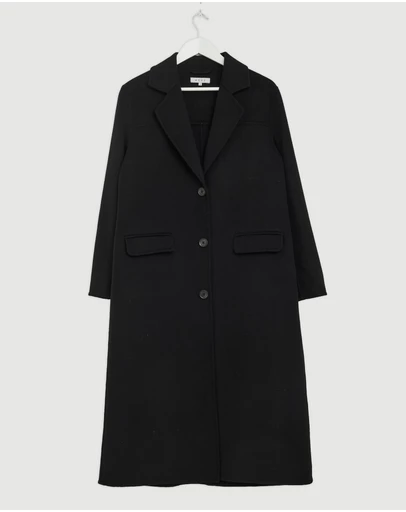 Revibe - Repaired AERE Orla Double Faced Wool Coat - AU 16