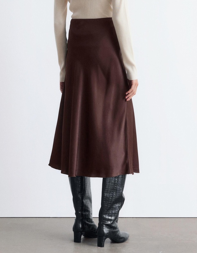 & Other Stories - Satin Midi Skirt