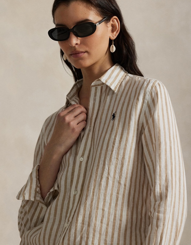Polo Ralph Lauren - Classic Fit Striped Linen Shirt
