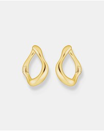 THOMAS SABO - THOMAS SABO Small Wavy Hoop Earrings in Gold