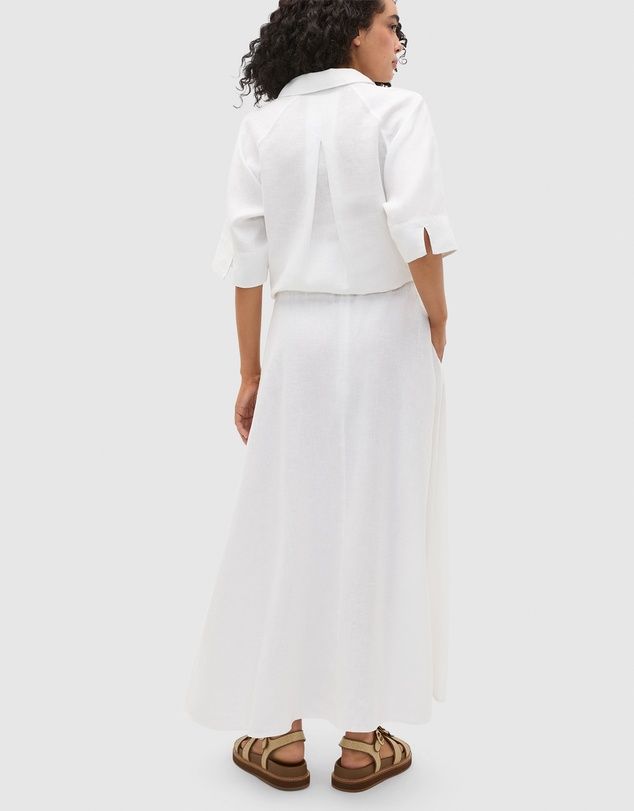 Seed Heritage - Core Linen Midi Skirt