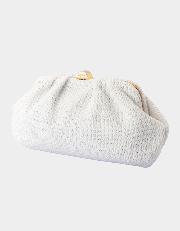 Olga Berg - Oriana Woven Clutch
