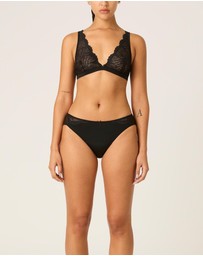 Modibodi - Ines Midi Period Brief Moderate Absorbency Noir Black