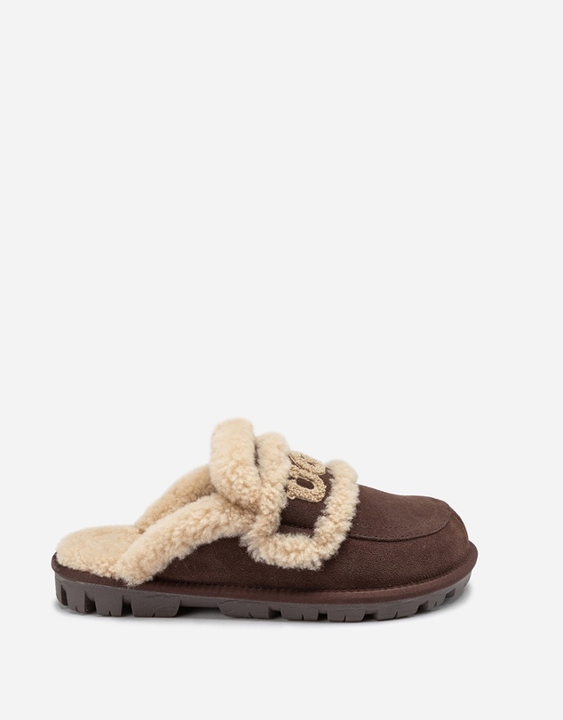 Ozwear Connection Uggs - Ugg Violet Shearling Slipper (Elastic Logo) (Detachable Feature)