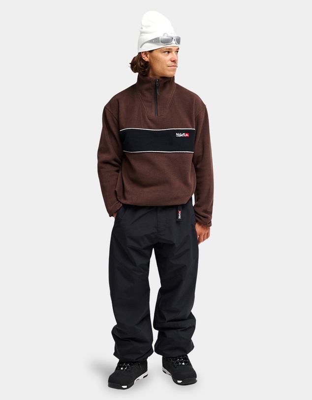 Quiksilver - Mens YG Cruz Polar Half Zip Fleece Jacket