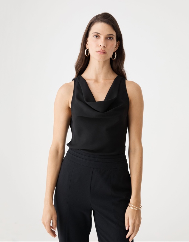Forcast - Misha Cowl Neck Top