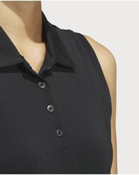 adidas Performance - Ultimate365 Solid Sleeveless Polo Shirt Womens