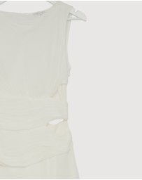 Revibe - Repaired Shona Joy Claude Side Split Maxi Dress - AU 8