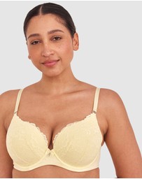 Bras N Things - Bethany Essentials Full Cup Bra-Yellow