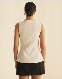 Atmos&Here - Lottee Scoop Neck Vest