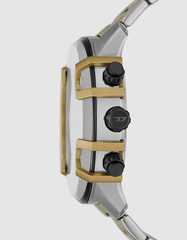 Diesel - Griffed Two Tone Chronograph Watch