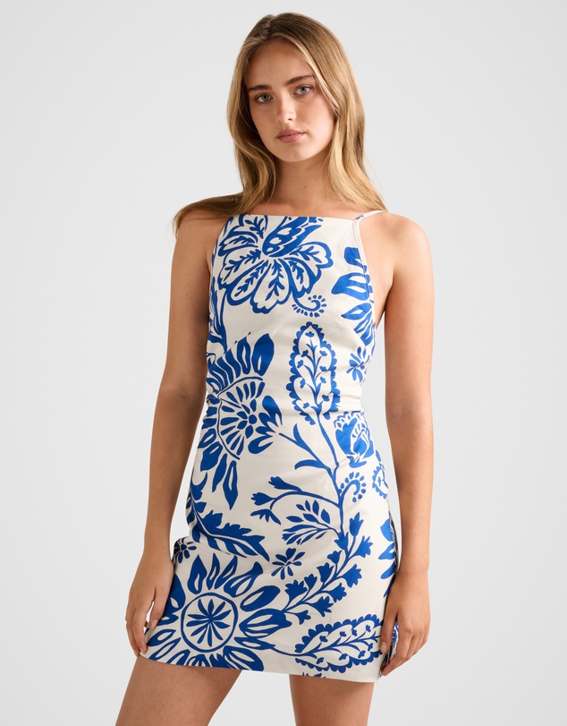 Forever New - Letty Stretch Linen Mini Dress