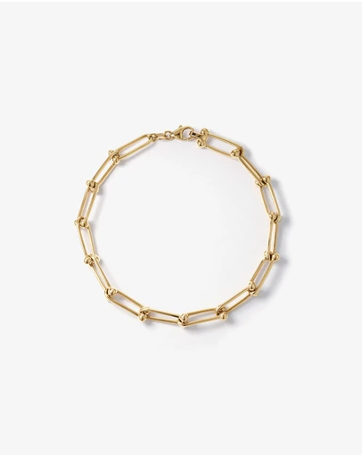 Michael Hill - Ball and Oval Link Bracelet in 10kt Yellow Gold