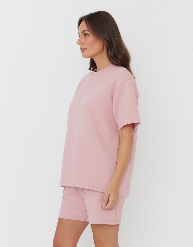 ALEXANDRA - Halo T-Shirt Dusty Pink
