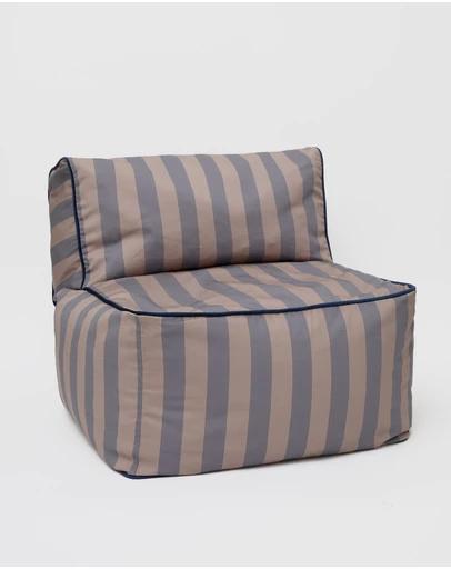 Phile - Striped Toddler Lounger - Eggplant