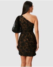 Honey and Beau - Enchanted Garden One Sleeve Dress