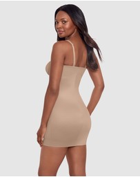 Miraclesuit Shapewear - Convertible-to-Strapless Multiway Shaping Slip Dress