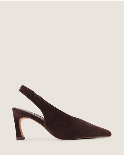 Shelly Shen - Evie High Heels Brown Suede