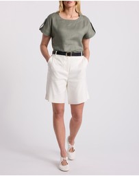 David Lawrence - Melinda Linen Mix Tee